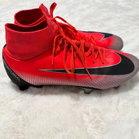 Nike Mercurial Superfly 6 Pro CR7 FG Soccer Cleats Crimson - Size Men's 10.5 - Picture 3 of 10